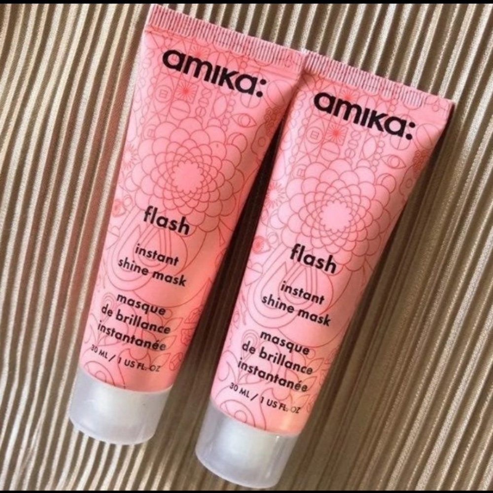2 Amika Flash Instant Shine Mask 1oz